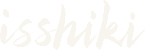 030124 isshiki Logo Type Logo white